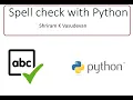 Spell-check with Python - TextBlob