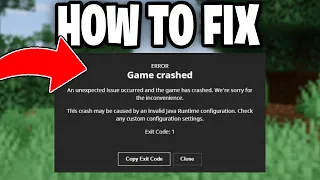 How To Fix Minecraft Exit Code 1 Best Methods