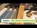3-steps to pick the right colour for your wood stain