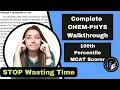 MCAT Chemistry Physics Walkthrough - AAMC Sample Test CP Passage 6