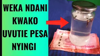 WEKA KARAFUU Kwenye MAJI Ya CHUMVI Uvutie PESA Nyingi Nyumbani Kwako 