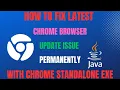 How to Fix Latest Chrome Browser Issue in Selenium WebDriver