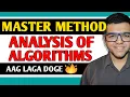Master method Master Theorem