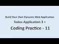 Coding Practice 11 Todos Application 3 Build Your Own Dynamic Web Application NxtWave