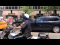 NYPD HIGHWAY PATROL MOTORCYCLE RESPONDING TO A VERY BAD TRAFFIC ACCIDENT IN TIMES SQUARE NYC