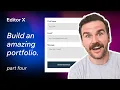 Build Design a Portfolio Website Without Code from Scratch Part 4