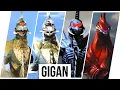 Gigan Evolution Godzilla s opponent 1972-2023