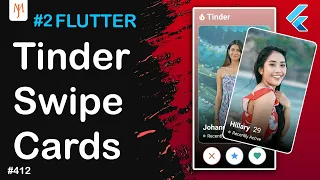 Flutter Tutorial - Tinder Swipe Cards The Right Way Flutter Dating App UI