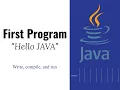 03 - Writing Compiling and Running the First Program in Java