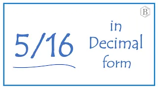as a Decimal