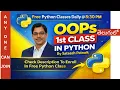 Python OOPs 1st Class in Telugu Python OOPs Tutorial for Beginners 1st Class Full Explanation
