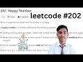 202 Happy Number leetcode 202 HashSet java