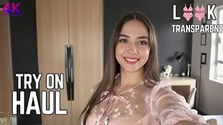 مراجعة أزياء لانجري شين الشفاف ٤كي تجربة ملابس شفافة عصرية 