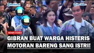 Download Kemesraan Gibran dan Istri Berbonceng Naik Motor Membelah Lautan Massa di GBK, Pendukung Histeris! MP3