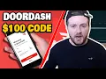How to get a 100 DoorDash Promo Code in 2024 Free Food Coupon Code
