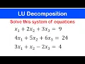 03a - LU Decomposition Example 1
