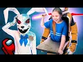 Download Lagu FNAF en Xenia in onder ons! Vanny fnaf of Gregory: Wie is de verrader animatronic, in het echte lev
