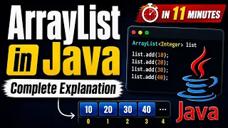 ArrayList in Java Explained in 11 Minutes