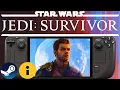 Star Wars Jedi Survivor Steam Deck Is it Playable