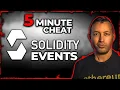 EASY Solidity Cheat Sheet Everything You Need To Know About Smart Contract Events