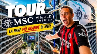 Dentro la MSC WORLD AMERICA: vi mostriamo TUTTA la nave! 😱🚢