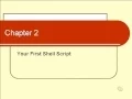 Unix Shell Scripting tutorial for beginners Basic Script Part 1