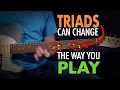 Download Lagu How using triads can change the way you play guitar - both rhythm and lead - Lesson EP399