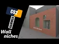 Counter-Strike 2 Hammer - Wall niches doors windows tunnels