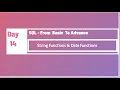 Day 14 - SQL from Basic To Advance