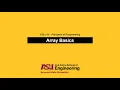 CSE 110 - Array Basics
