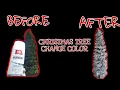 HOW TO CHANGE COLOR CHRISTMAS TREE for cheaps cost using ACE spray paint