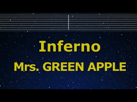 Download MP3 Karaoke♬ Inferno - Mrs. GREEN APPLE 【No Guide Melody】 Instrumental, Lyric Romanized Fire Force