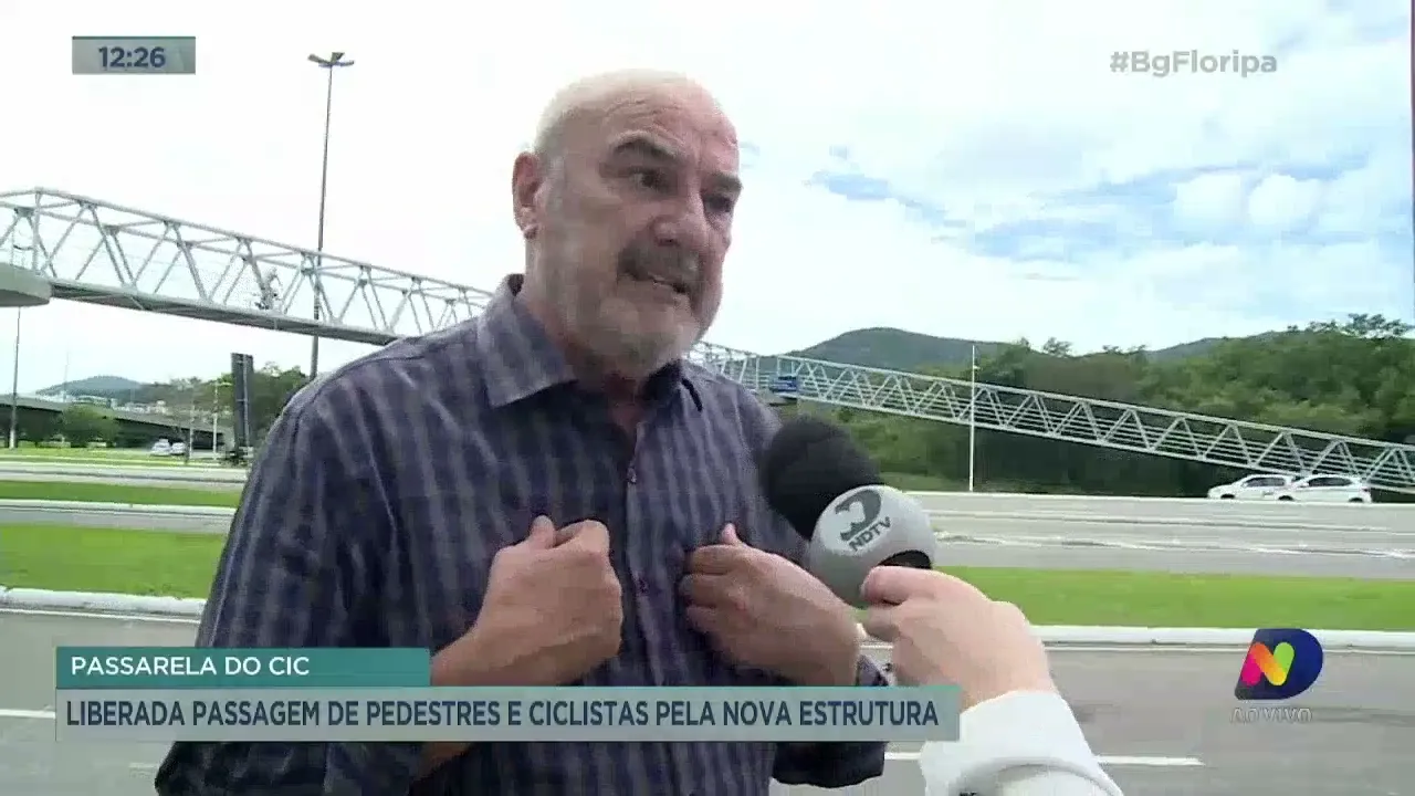 Florianópolis: Passarela do CIC é liberada nesta segunda-feira