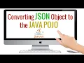 How to convert JSON object to the simple java POJO JSON data binding