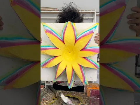 Cotton candy art cutting