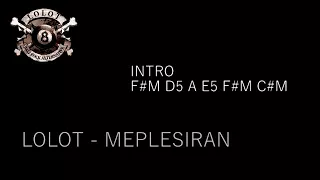 lolot meplesiran chord lirik 