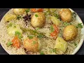 Lagu Sabse Tasty Anda Pulao Aise Banae Khane Wala Hath Na Rok Pae | Anda Yakhni Pulao | White Egg Pulao