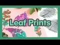 Art Activity for Kids Leaf Prints by ABCmouse com