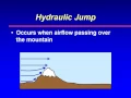 ATSC 231 Mountain Wave - Downslope Winds Hydraulic Jump