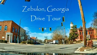 Zebulon Georgia - Drive Tour 4K USA