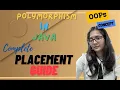 Polymorphism in Java OOPs Object Oriented Programming Placement Guide Complete PlayList
