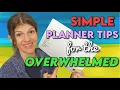 SUPER SIMPLE PLANNER IDEAS for AD The OVERWHELMED STUDENT