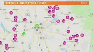 Why is PG E shutting off power while SMUD is keeping it on