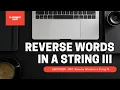 557 Reverse Words in a String III Leetcode