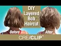 DIY Layered Bob Haircut Live on BEACH