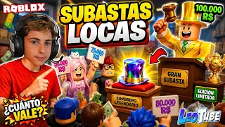Las SUBASTAS Más Locas De ROBLOX