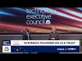 Wikipedia Founder Jimmy Wales on AI errors