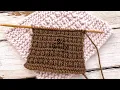 Vintage Knit and Purl Stitch Pattern super easy reversible and doesn t curl - So Woolly