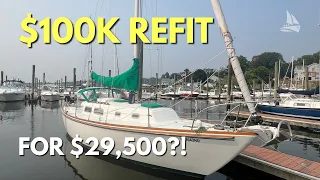 $100K Spent on This 1974 Pearson 35 — Offered at $29,500 | FULL TOUR