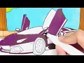 Coloring a LAMBORGHINI Ultimate Supercar Coloring Page for Kids Adults